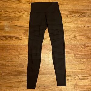 lululemon leggings with mesh detail